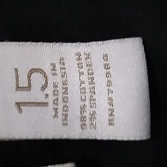 Chico's Black Cotton Blend Hi- rise Pants with Rhinestone Embellishments - Picture 11 of 11